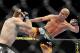 LAS VEGAS - NOVEMBER 21: Tito Ortiz (R) battles Forrest Griffin (L) during their Light Heavyweight Fight at the UFC 106 at Mandalay Bay Events Center on November 21, 2009 in Las Vegas, Nevada. (Photo by Jon Kopaloff/Getty Images)