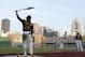 PITTSBURGH, PA - JULY 6: Andrew McCutchen #22 of the Pittsburgh Pirates warms up in the on deck circle against the San Francisco Giants during the game on July 6, 2012 at PNC Park in Pittsburgh, Pennsylvania. (Photo by Justin K. Aller/Getty Images)
