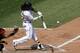 PITTSBURGH, PA - JULY 8: Andrew McCutchen #22 of the Pittsburgh Pirates hits a two run home run in the seventh inning against the San Francisco Giants during the game on July 8, 2012 at PNC Park in Pittsburgh, Pennsylvania. The Pirates defeated the Giants 13-2. (Photo by Justin K. Aller/Getty Images)