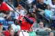 ATLANTA, GA - JUNE 15: Right fielder Jason Heyward #22 of the Atlanta Braves follows through on a swing during the game against the Baltimore Orioles at Turner Field on June 15, 2012 in Atlanta, Georgia. (Photo by Mike Zarrilli/Getty Images)