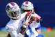 ORCHARD PARK, NY - MAY 11: T.J. Graham #11 of the Buffalo Bills makes a catch during Buffalo Bills Rookie Camp on May 11, 2012 in Orchard Park, New York. (Photo by Rick Stewart/Getty Images)
