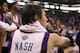 PHOENIX, AZ - APRIL 25: Steve Nash #13 of the Phoenix Suns watches from the bench during the NBA game against the San Antonio Spurs at US Airways Center on April 25, 2012 in Phoenix, Arizona. The Spurs defeated the Suns 110-106. NOTE TO USER: User expressly acknowledges and agrees that, by downloading and or using this photograph, User is consenting to the terms and conditions of the Getty Images License Agreement. (Photo by Christian Petersen/Getty Images)