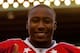 HONOLULU, HI - JANUARY 29: Brandon Marshall #19 of the Miami Dolphins gestures a 'shaka' after being named the most valueable player for the 2012 NFL Pro Bowl at Aloha Stadium on January 29, 2012 in Honolulu, Hawaii. (Photo by Kent Nishimura/Getty Images)