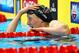 OMAHA, NE - JUNE 27: Breeja Larson reacts after she won the championship final of the Women's 100 m Breaststroke during Day Three of the 2012 U.S. Olympic Swimming Team Trials at CenturyLink Center on June 27, 2012 in Omaha, Nebraska. (Photo by Al Bello/Getty Images)