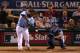KANSAS CITY, MO - JULY 09: American League All-Star Prince Fielder #28 of the Detroit Tigers at bat in the final round during the State Farm Home Run Derby at Kauffman Stadium on July 9, 2012 in Kansas City, Missouri. (Photo by Jonathan Daniel/Getty Images)