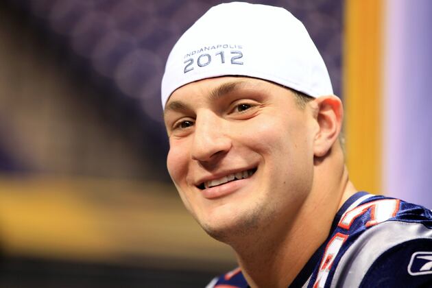 Rob Gronkowski Naked on ESPN Body Issue Cover with Freakishly Large Hands