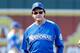 KANSAS CITY, MO - JULY 09: National League All-Star manager Tony La Russa looks on during the Gatorade All-Star Workout Day at Kauffman Stadium on July 9, 2012 in Kansas City, Missouri. (Photo by Jamie Squire/Getty Images)