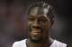 AUBURN HILLS, MI - MAY 3: Ben Wallace #3 of the Detroit Pistons smiles prior to game five of the Eastern Conference Quarterfinals against the Detroit Pistons during the 2006 NBA Playoffs on May 3, 2006 at the Palace of Auburn Hills in Auburn Hills, Michigan. NOTE TO USER: User expressly acknowledges and agrees that, by downloading and or using this photograph, User is consenting to the terms and conditions of the Getty Images License Agreement. (Photo by Tom Pidgeon/Getty Images)