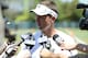 ALAMEDA, CA - MAY 12: Head Coach Dennis Allen of the Oakland Raiders talks with the media after the Oakland Raiders Rookie Minicamp on May 12, 2012 at the Oakland Raiders Training Facility in Alameda, California. (Photo by Thearon W. Henderson/Getty Images)
