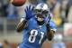 DETROIT, MI - NOVEMBER 24: Calvin Johnson #81 of the Detroit Lions warms up prior to the start of the game against the Green Bay Packers at Ford Field on November 24, 2011 in Detroit, Michigan. (Photo by Leon Halip/Getty Images)
