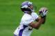 EDEN PRAIRIE, MN - MAY 04: Josh Robinson #31 of the Minnesota Vikings makes a catch during a rookie minicamp on May 4, 2012 at Winter Park in Eden Prairie, Minnesota. (Photo by Hannah Foslien/Getty Images)