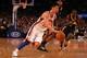 NEW YORK, NY - MARCH 16: Jeremy Lin #17 of the New York Knicks dribbles the ball against the Indiana Pacers during their game at Madison Square Garden on March 16, 2012 in New York City. (Photo by Al Bello/Getty Images)