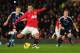 MANCHESTER, ENGLAND - JANUARY 31: Chicharito of Manchester United scores a goal during the Barclays Premier League match between Manchester United and Stoke City at Old Trafford on January 31, 2012 in Manchester, England. (Photo by Jamie McDonald/Getty Images)