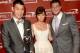 LOS ANGELES, CA - JULY 11: (L-R) NBA player Jeremy Lin of the New York Knicks (holding the Best Breakthrough Athlete Award), actress Jessica Biel and NFL player Tim Tebow of the New York Jets pose backstage during the 2012 ESPY Awards at Nokia Theatre L.A. Live on July 11, 2012 in Los Angeles, California. (Photo by Jason Merritt/Getty Images)