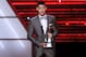 LOS ANGELES, CA - JULY 11: NBA player Jeremy Lin of the New York Knicks accepts the Best Breakthrough Athlete award onstage during the 2012 ESPY Awards at Nokia Theatre L.A. Live on July 11, 2012 in Los Angeles, California. (Photo by Kevin Winter/Getty Images)
