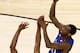 NEW ORLEANS, LA - APRIL 02: Tyshawn Taylor #10 of the Kansas Jayhawks goes up for a shot against Darius Miller #1 of the Kentucky Wildcats in the National Championship Game of the 2012 NCAA Division I Men's Basketball Tournament at the Mercedes-Benz Superdome on April 2, 2012 in New Orleans, Louisiana. (Photo by Chris Graythen/Getty Images)