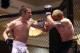 Tony Belvedere unloads on Jon Barker in his flyweight debut. (Photo: Sandy Hackenmueller of Fight to Finish Photography)