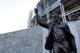 UNIVERSITY PARK, PA - NOVEMBER 08: A statue of Penn State University head football coach Joe Paterno is seen outside of Beaver Stadium on November 8, 2011 in University Park, Pennsylvania. Amid allegations that former assistant Jerry Sandusky was involved with child sex abuse, Paterno's weekly news conference was canceled about an hour before it was scheduled to occur. (Photo by Rob Carr/Getty Images)
