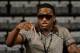 LAS VEGAS, NV - MAY 05: Boxer Adrien Broner addresses the media at the MGM Grand Garden Arena on May 5, 2012 in Las Vegas, Nevada. (Photo by Ethan Miller/Getty Images)
