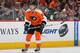 PHILADELPHIA, PA - OCTOBER 22: James van Riemsdyk #21 of the Philadelphia Flyers in action against the St. Louis Blues on October 22, 2011 at Wells Fargo Center in Philadelphia, Pennsylvania. The Blues defeated the Flyers 4-2. (Photo by Jim McIsaac/Getty Images)