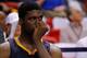 MIAMI, FL - MAY 22: Roy Hibbert #55 of the Indiana Pacers looks on during Game Five of the Eastern Conference Semifinals in the 2012 NBA Playoffs against the Miami Heat at AmericanAirlines Arena on May 22, 2012 in Miami, Florida. NOTE TO USER: User expressly acknowledges and agrees that, by downloading and/or using this Photograph, User is consenting to the terms and conditions of the Getty Images License Agreement. (Photo by Mike Ehrmann/Getty Images)