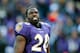 BALTIMORE, MD - JANUARY 15: Ed Reed #20 of the Baltimore Ravens takes off his helmet during a timeout during second quarter of the AFC Divisional playoff game against the Houston Texans at M&T Bank Stadium on January 15, 2012 in Baltimore, Maryland. (Photo by Rob Carr/Getty Images)