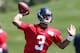 RENTON, WA - MAY 11: Quarterback Russell Wilson #3 of the Seattle Seahawks passes during minicamp at the Virginia Mason Athletic Center on May 11, 2012 in Renton, Washington. (Photo by Otto Greule Jr/Getty Images)