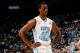 ATLANTA, GA - MARCH 11: Harrison Barnes #40 of the North Carolina Tar Heels walks off of the court after they lost 85-82 against the Florida State Seminoles during the Final Game of the 2012 ACC Men's Basketball Conference Tournament at Philips Arena on March 11, 2012 in Atlanta, Georgia. (Photo by Kevin C. Cox/Getty Images)