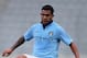 INNSBRUCK, AUSTRIA - JULY 13: Carlos Tevez of Manchester in action during a preseason friendly match between Manchester City and Al Hilal fight for the ball at Tivoli Neu on July 13, 2012 in Innsbruck, Austria. (Photo by Johannes Simon/Getty Images)
