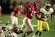 1 Jan 2000: Freddie Milons #15 of the Alabama Crimson Tide runs with the ball during the Orange Bowl Game against the Michigan Wolverines at the Pro Player Stadium in Miami, Florida. The Wolverines defeated the Crimson Tide 35-34. Mandatory Credit: Eliot J. Schechter /Allsport
