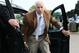 BELLEFONTE, PA - JUNE 22: Former Penn State assistant football coach Jerry Sandusky arrives at his child sex abuse trial at the Centre County Courthouse on June 22, 2012 in Bellefonte, Pennsylvania. Today the jury will start its second day of deliberations in the sexual abuse trial of former Penn State assistant football coach, Jerry Sandusky who is charged with 51 criminal counts of sexual abuse on 10 boys over a 15-year period. (Photo by Mark Wilson/Getty Images)