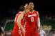 NEW ORLEANS, LA - MARCH 31: Jared Sullinger #0 and Aaron Craft #4 of the Ohio State Buckeyes give each other a five in the second half while taking on the Kansas Jayhawks during the National Semifinal game of the 2012 NCAA Division I Men's Basketball Championship at the Mercedes-Benz Superdome on March 31, 2012 in New Orleans, Louisiana. (Photo by Chris Graythen/Getty Images)