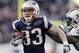 FOXBORO, MA - DECEMBER 24: Wes Welker #83 of the New England Patriots runs past Yeremiah Bell #37 of the Miami Dolphins during the fourth quarterof New England's 27-24 win at Gillette Stadium on December 24, 2011 in Foxboro, Massachusetts. (Photo by Winslow Townson/Getty Images)