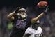 SEATTLE - NOVEMBER 05: Tight end Austin Seferian-Jenkins #88 of the Washington Huskies just misses catching a pass against Josh Kaddu #56 of the Oregon Ducks on November 5, 2011 at Husky Stadium in Seattle, Washington. The Ducks defeated the Huskies 34-17. (Photo by Otto Greule Jr/Getty Images)