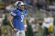 DETROIT , MI - NOVEMBER 26: Matthew Stafford #9 of the Detroit Lions looks on while playing the Green Bay Packers on November 26, 2009 at Ford Field in Detroit, Michigan. (Photo by Gregory Shamus/Getty Images)