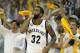 MEMPHIS, TN - APRIL 29: O.J. Mayo #32 of the Memphis Grizzlies celebrates after making a three point shot against the Los Angeles Clippers in Game One of the Western Conference Quarterfinals in the 2012 NBA Playoffs at FedExForum on April 29, 2012 in Memphis, Tennessee. NOTE TO USER: User expressly acknowledges and agrees that, by downloading and or using this photograph, User is consenting to the terms and conditions of the Getty Images License Agreement. (Photo by Andy Lyons/Getty Images)