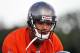 TAMPA, FL - JULY 29: Quarterback Josh Freeman #5 of the Tampa Bay Buccaneers throws a pass during the team's first pre-season training camp practice July 29, 2011 at One Buccaneer Place in Tampa, Florida. (Photo by Al Messerschmidt/Getty Images)