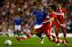 GLASGOW, UNITED KINGDOM - SEPTEMBER 19: Kevin Thomson of Rangers tackles Serdar Tasci of VfB Stuttgart during the UEFA Champions League match between Rangers and VfB Stuttgart at Ibrox Park September 19, 2007 in Glasgow, Scotland. (Photo by Jeff J Mitchell/Getty Images)