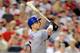WASHINGTON, DC - JULY 17: David Wright #5 of the New York Mets hits a double in the seventh inning against the Washington Nationals at Nationals Park on July 17, 2012 in Washington, DC. (Photo by Greg Fiume/Getty Images)
