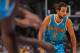 DENVER, CO - JANUARY 09: Marco Belinelli #8 of the New Orleans Hornets looks on as he awaits a free throw against the Denver Nuggets at the Pepsi Center on January 9, 2012 in Denver, Colorado. The Hornets defeated the Nuggets 94-81. NOTE TO USER: User expressly acknowledges and agrees that, by downloading and or using this photograph, User is consenting to the terms and conditions of the Getty Images License Agreement. (Photo by Doug Pensinger/Getty Images)