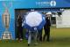 LYTHAM ST ANNES, ENGLAND - JULY 16: Golf fans are seen during the first practice round prior to the start of the 141st Open Championship at Royal Lytham & St Annes on July 16, 2012 in Lytham St Annes, England. (Photo by Andrew Redington/Getty Images)