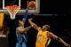 LOS ANGELES, CA - JANUARY 18: Dwight Howard #12 of the Orlando Magic blocks the shot by Kobe Bryant #24 of the Los Angeles Lakers in the fourth quarter during the game on January 18, 2010 at Staples Center in Los Angeles, California. NOTE TO USER: User expressly acknowledges and agrees that, by downloading and/or using this Photograph, user is consenting to the terms and conditions of the Getty Images License Agreement. (Photo by Harry How/Getty Images)