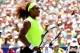 STANFORD, CA - JULY 15: Serena Williams celebrates match point against Coco Vandeweghe during the final of the Bank of the West Classic at Stanford University Taube Family Tennis Stadium on July 15, 2012 in Stanford, California. (Photo by Matthew Stockman/Getty Images)