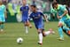 SEATTLE, WA - JULY 18: Eden Hazard #17 of Chelsea FC dribbles against Brad Evans #3 of the Seattle Sounders FC at CenturyLink Field on July 18, 2012 in Seattle, Washington. Chelsea defeated the Sounders 4-2. (Photo by Otto Greule Jr/Getty Images)