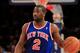 NEW YORK, NY - FEBRUARY 16: Raymond Felton #2 of the New York Knicks dribbles the ball against the Atlanta Hawks at Madison Square Garden on February 16, 2011 in New York City. NOTE TO USER: User expressly acknowledges and agrees that, by downloading and/or using this Photograph, User is consenting to the terms and conditions of the Getty Images License Agreement. (Photo by Chris Trotman/Getty Images)