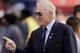 LANDOVER, MD - NOVEMBER 20: Dallas Cowboys owner Jerry Jones points to fans in the stands before the start of the Cowboys and Washington Redskins game at FedExField on November 20, 2011 in Landover, Maryland. (Photo by Rob Carr/Getty Images)