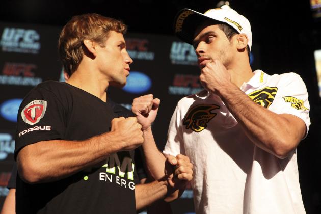 UFC 149 Weigh-in Results for Urijah Faber vs. Renan Barao Fight Card