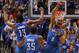 Kevin Durant, Russell Westbrook and James Harden form the nucleus of one of the best teams in the NBA.