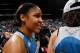 ATLANTA, GA - OCTOBER 07: Maya Moore #23 of the Minnesota Lynx celebrates their 73-67 win over the Atlanta Dream in Game Three of the 2011 WNBA Finals at Philips Arena on October 7, 2011 in Atlanta, Georgia. NOTE TO USER: User expressly acknowledges and agrees that, by downloading and or using this Photograph, user is consenting to the terms and conditions of the Getty Images License Agreement. (Photo by Kevin C. Cox/Getty Images)