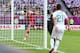 Bendtner, seen here scoring against Portugal at Euro 2012, could be Ibra's replacement at Milan.
